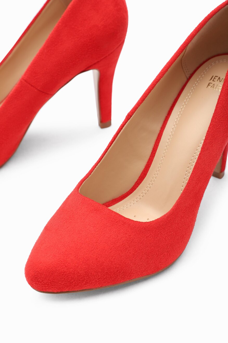 
                Jenny Fairy - Czółenka na obcasie czerwone - 5903698166629
