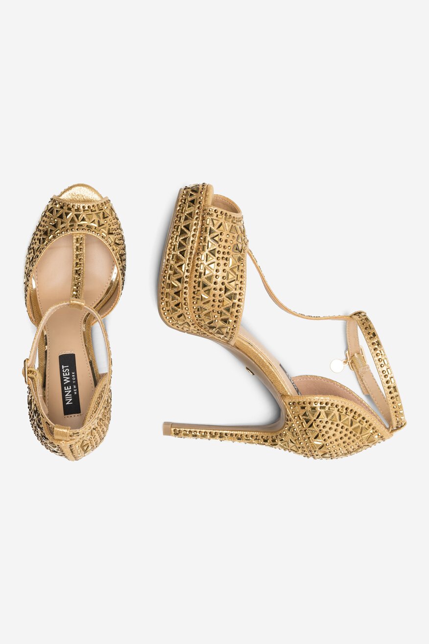 NINE WEST - Sandały na szpilce - 5905588154020