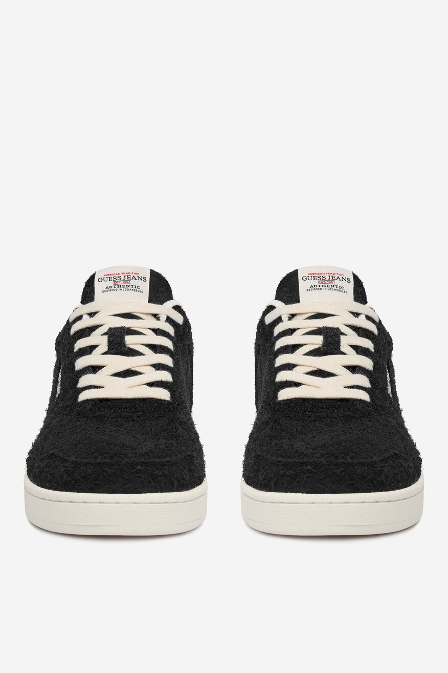 
                GUESS JEANS - Sneakersy skórzane - 5906751657362