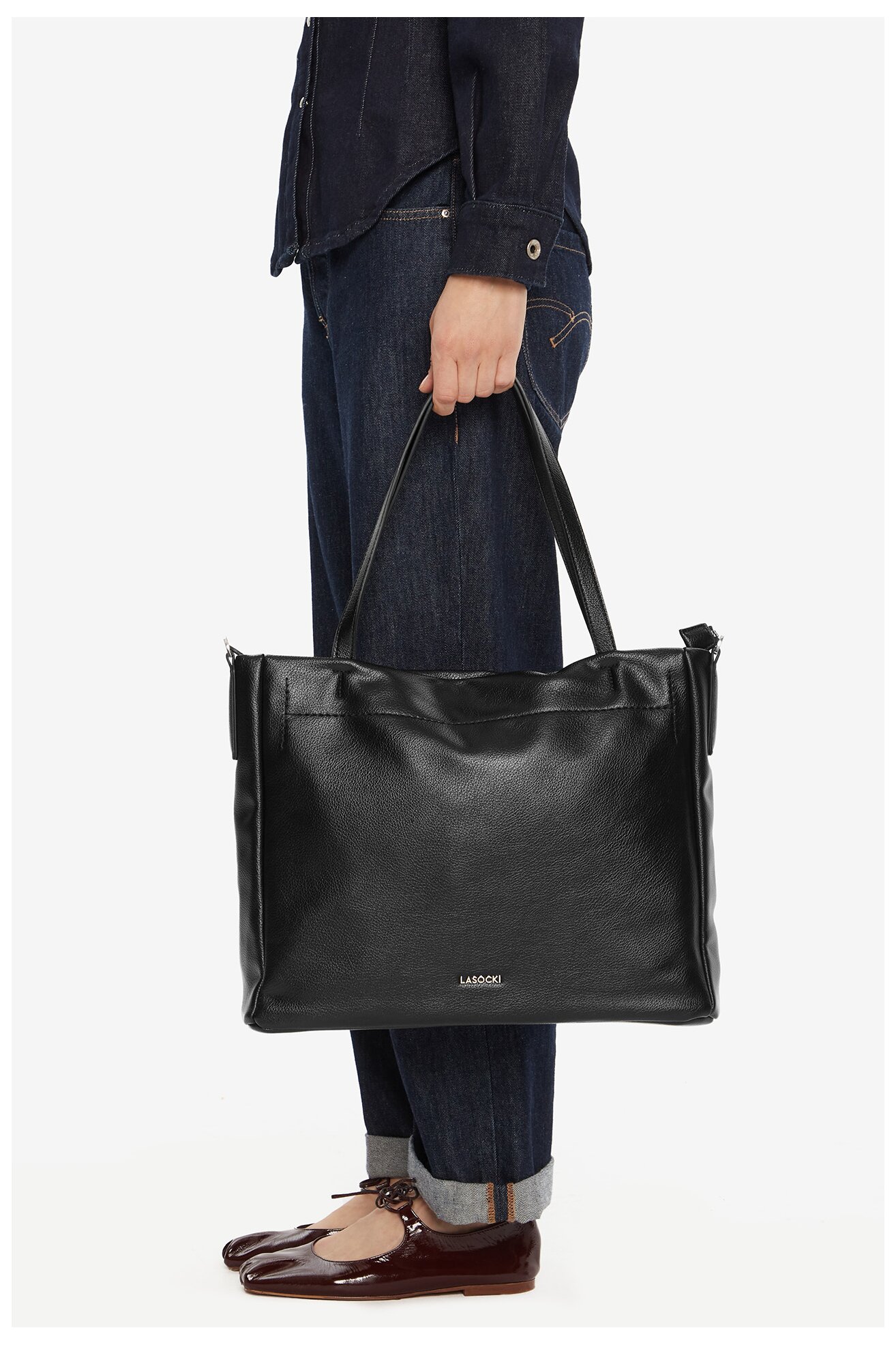 Kézitáska Lasocki C- MLS-J-023-05 FEKETE