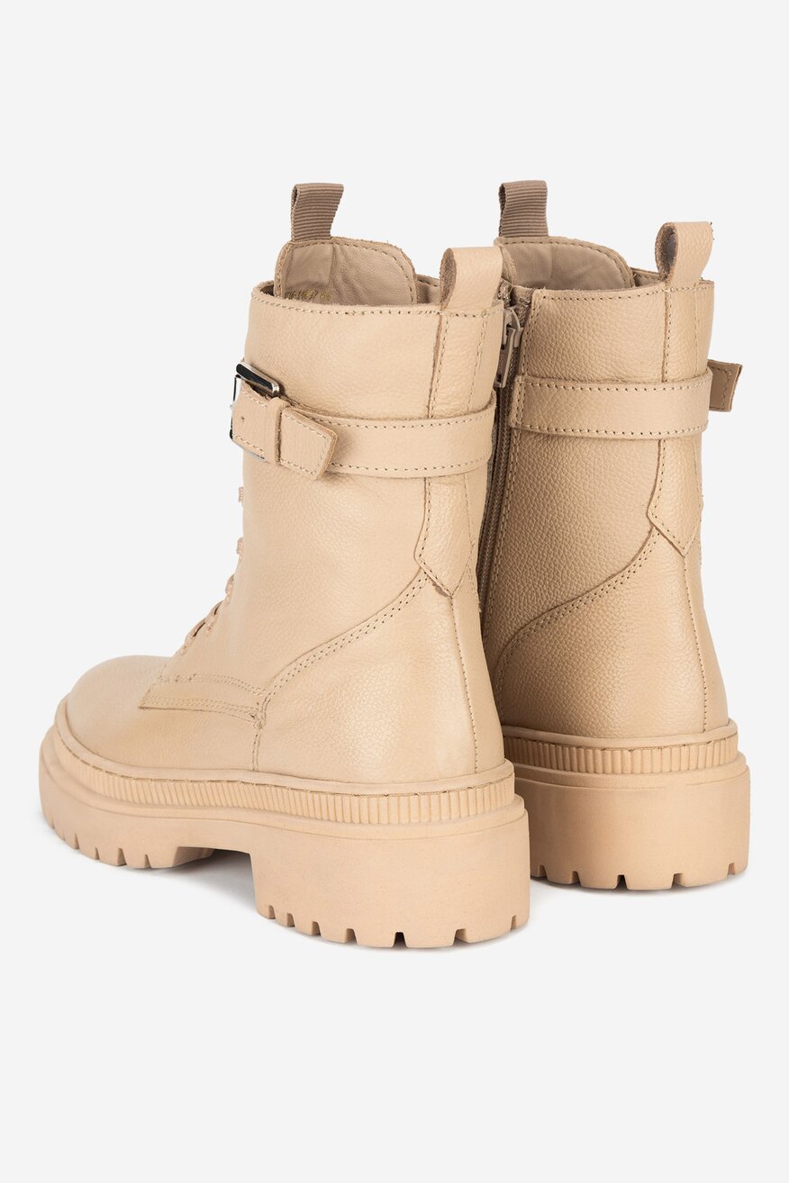 Lasocki - Trzewiki skórzane ocieplane - 5905588752042