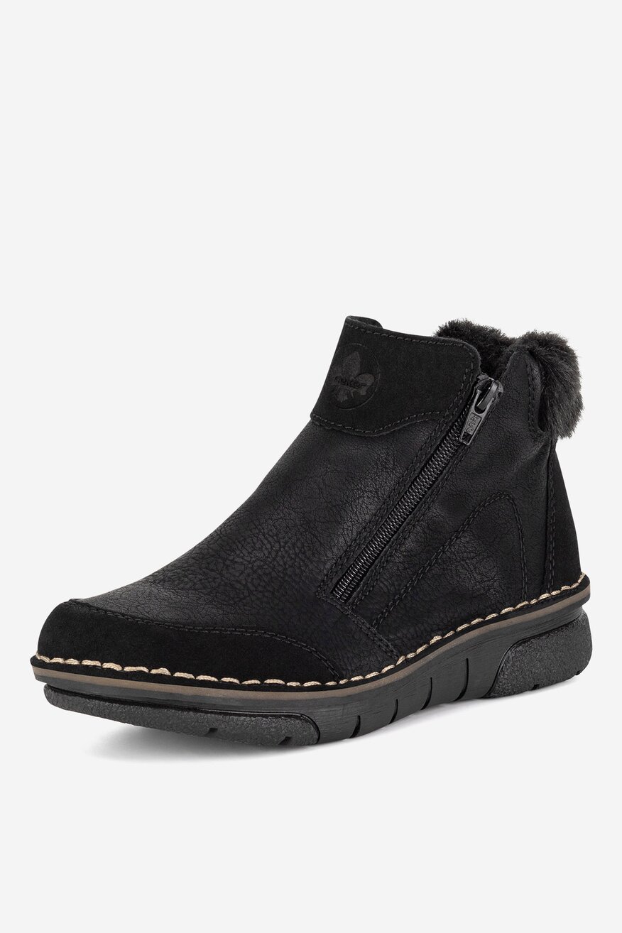 Ghete Rieker NEGRU - 2230068904424