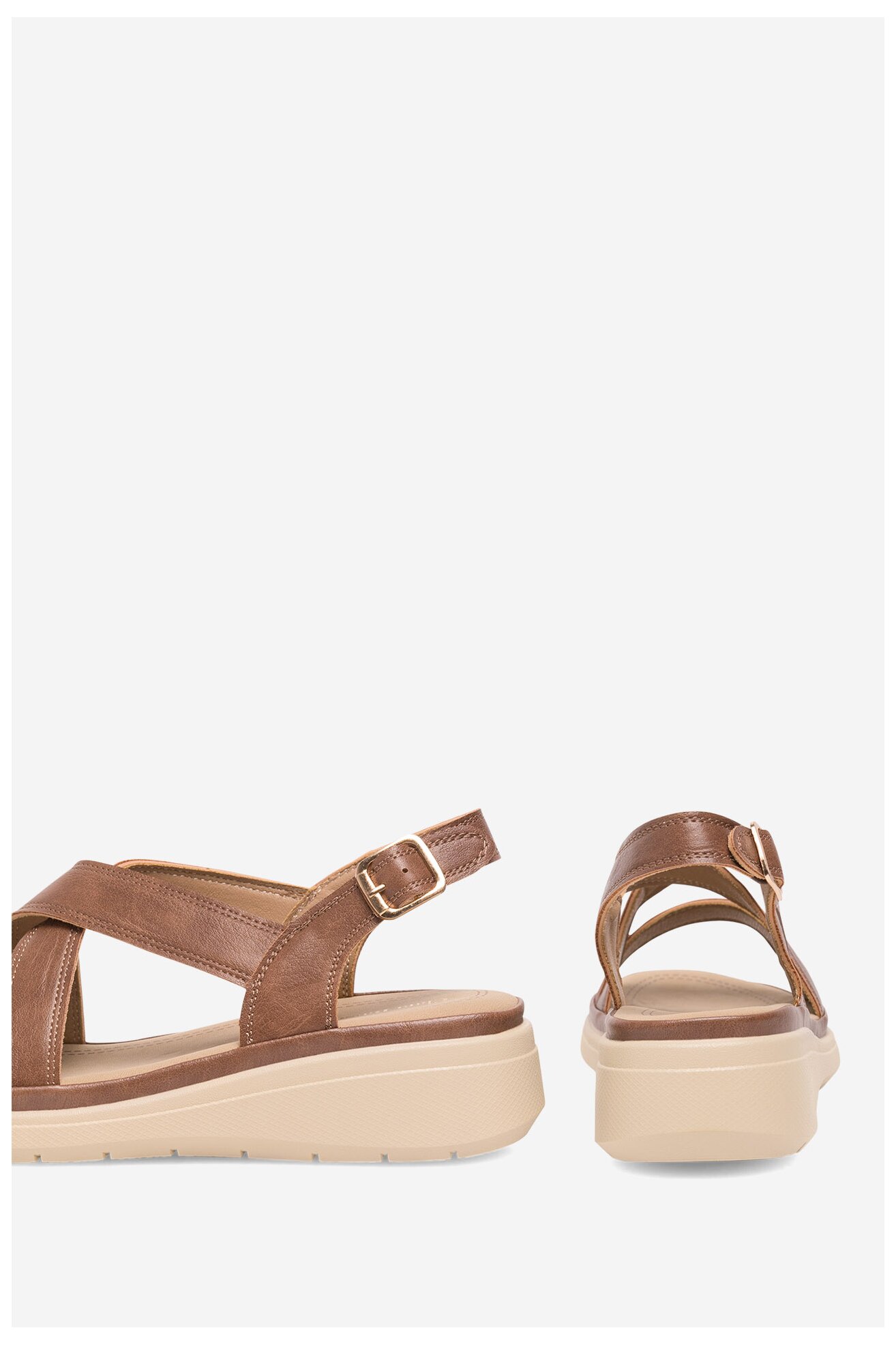 Sandały Clara Barson WYL0510-02 Brązowy