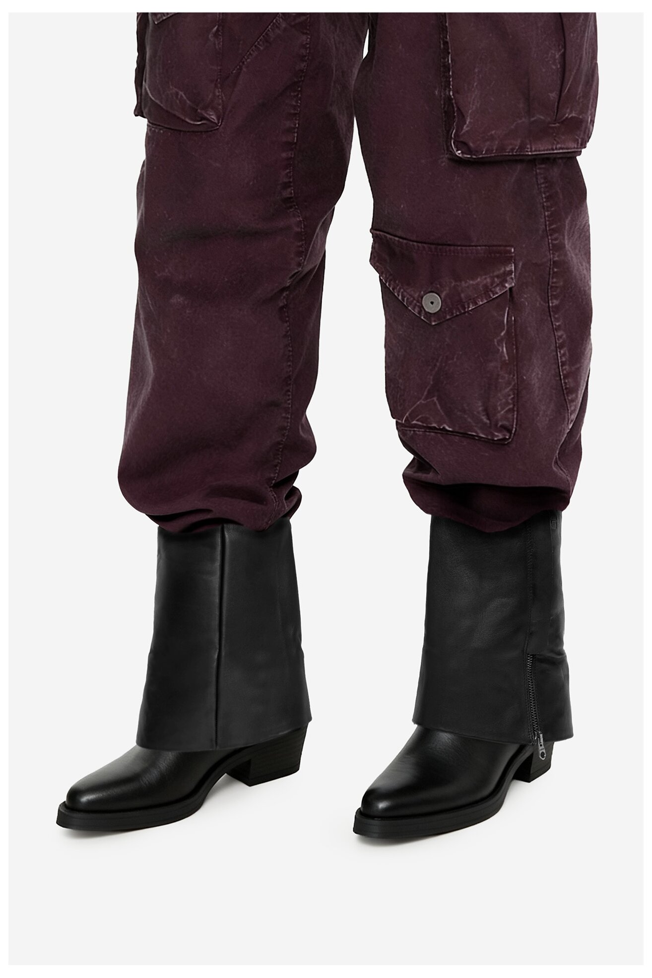 Bokacsizma G-STAR RAW EO-YAGMUR-25FW30 FEKETE