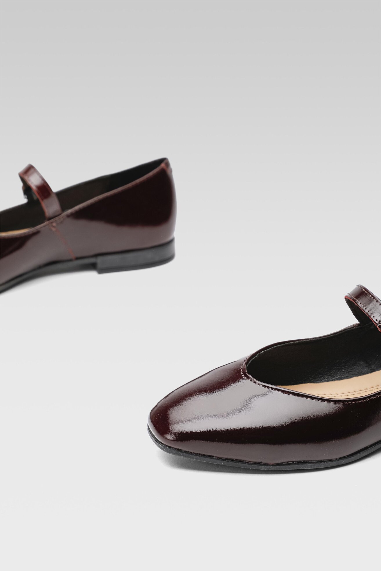 Baleriny Lasocki RST-ROMI-18 Bordowy