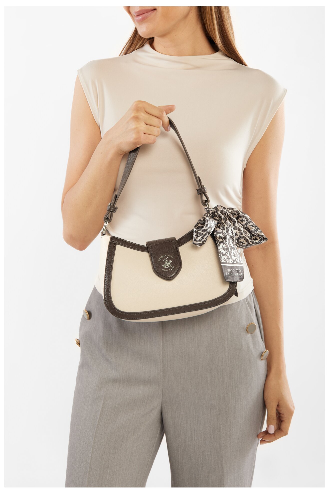 Torebka Beverly Hills Polo Club BHPC-W-003-CCC-05 Brązowy