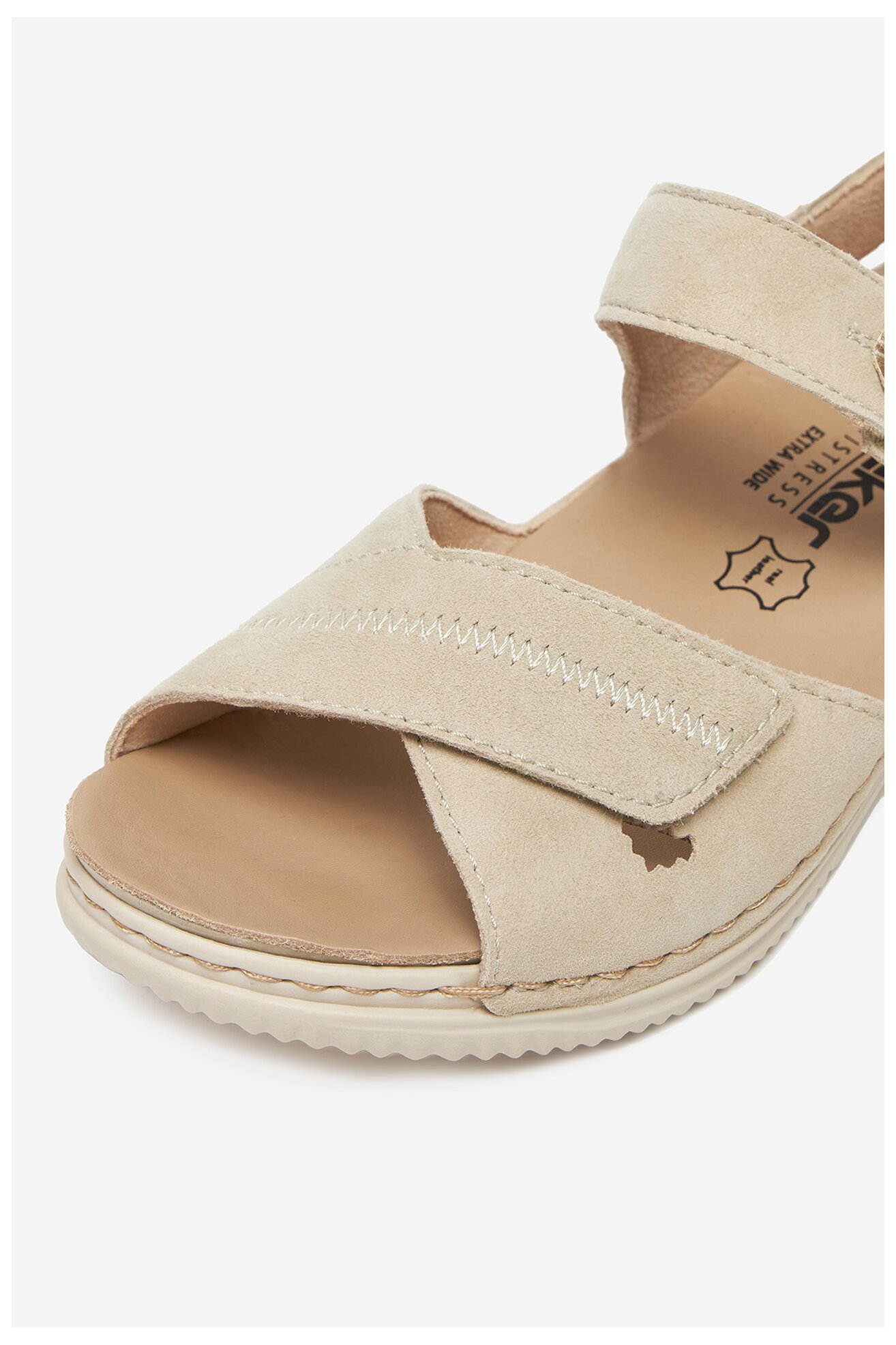 Sandały Rieker V7474-60 Beżowy