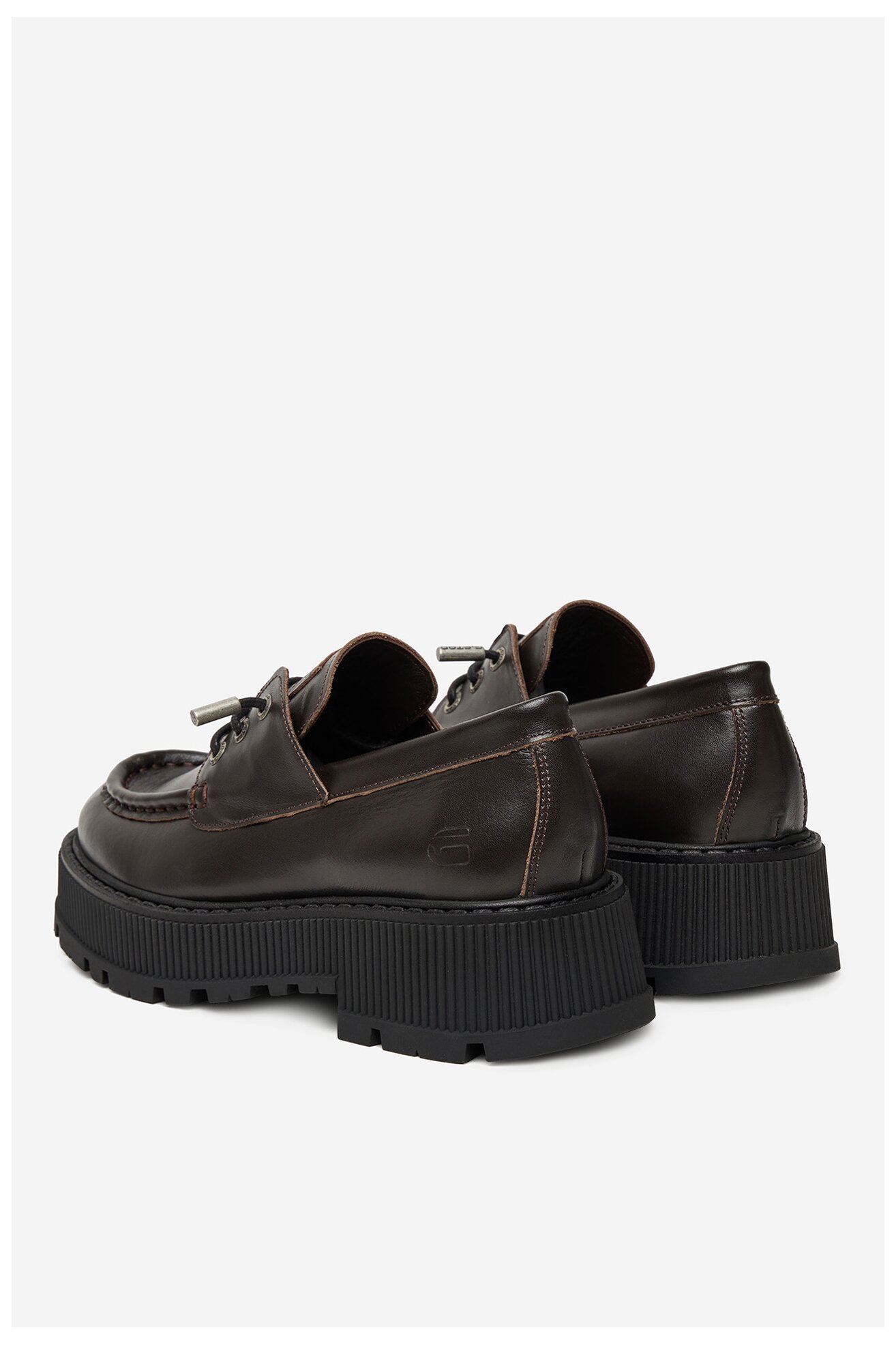 Félcipő G-STAR RAW EO-ELIF-9010-25 SÖTÉTBARNA