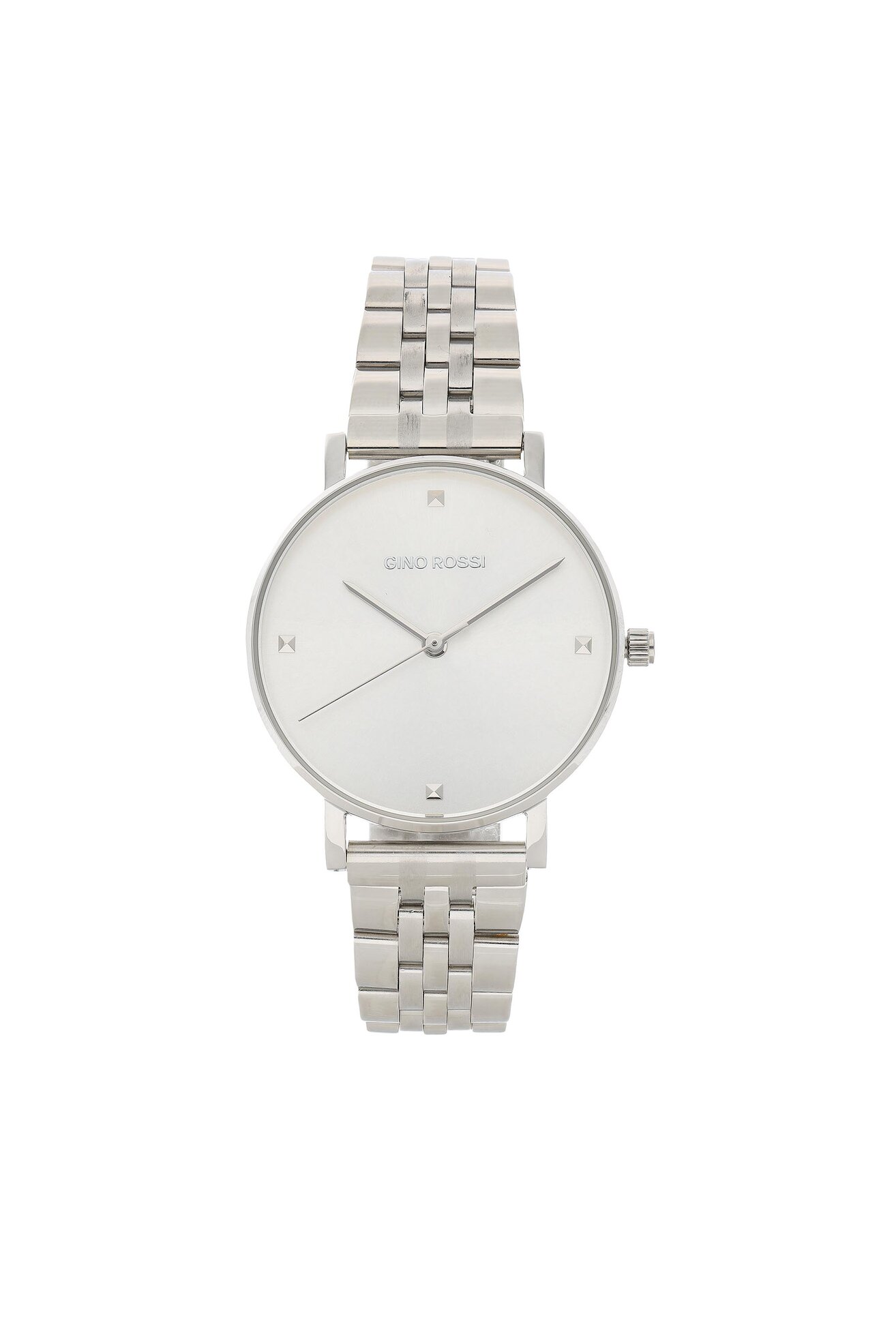 Zegarek Gino Rossi GR GIFT SET 03W SILVER Srebrny