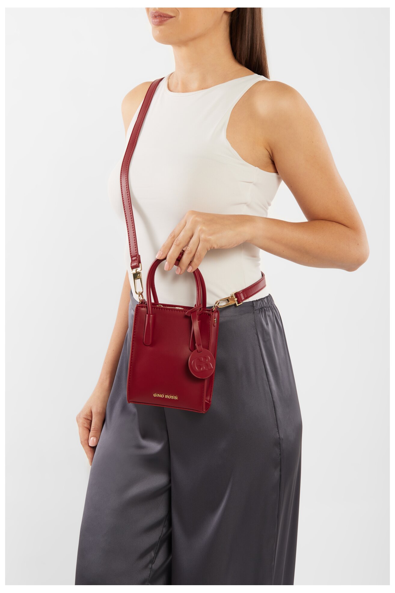 Torebka Gino Rossi OJ-82716 Czerwony