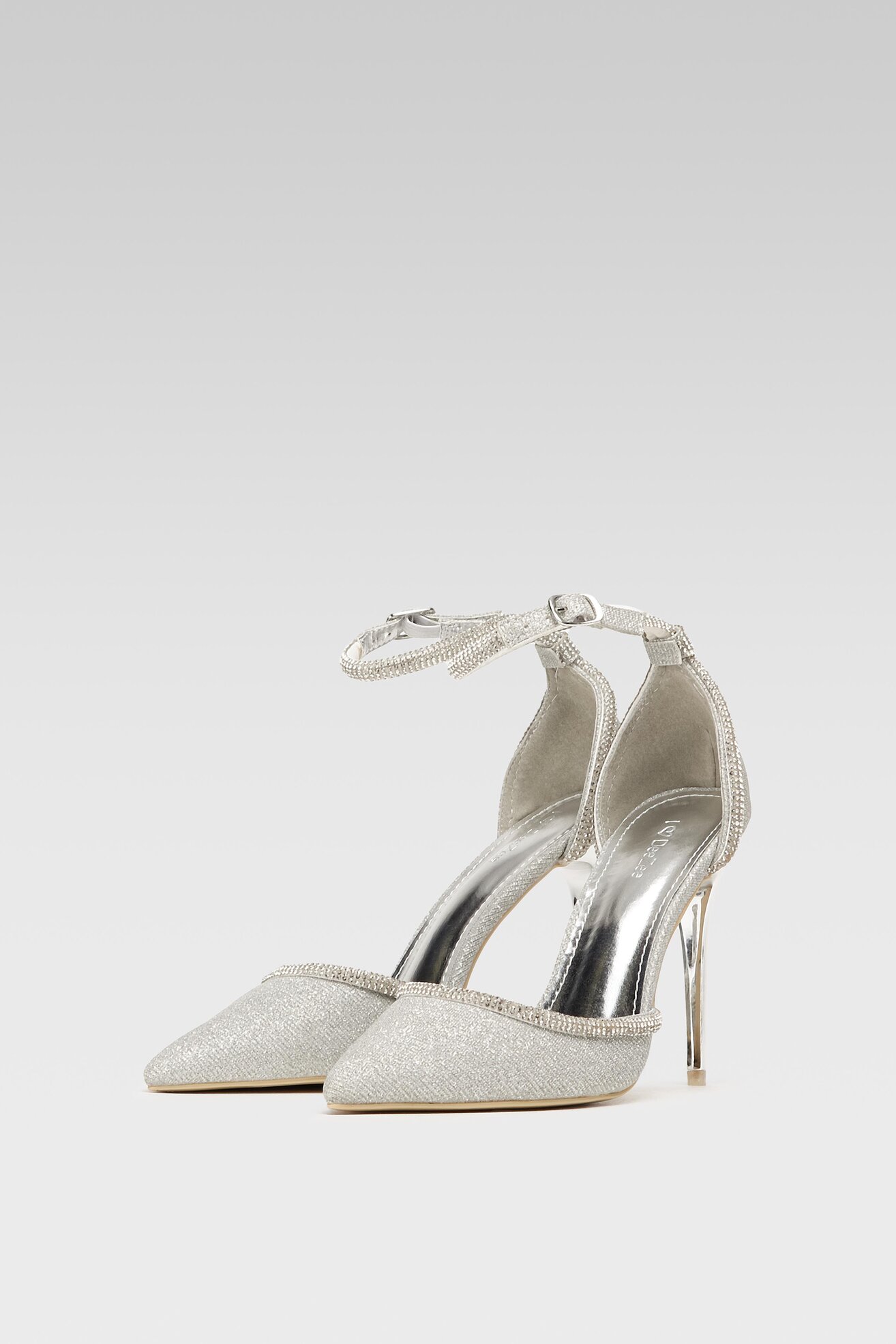 Czółenka DeeZee LAAB4503-A2 Srebrny