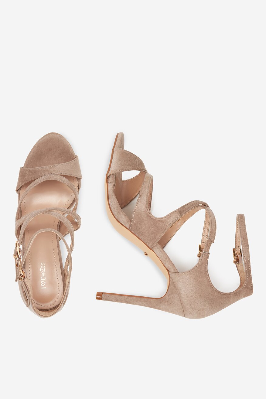 
                DeeZee - Sandały na szpilce - 5906751100899