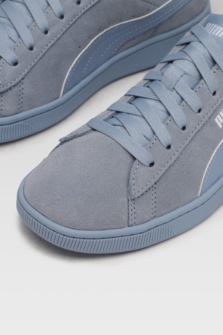 
                Puma - Skórzane obuwie sportowe niebieskie - 5903698282329