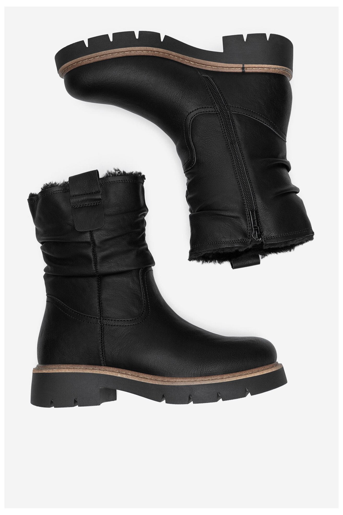 Bokacsizma Clara Barson WS6329-02 FEKETE