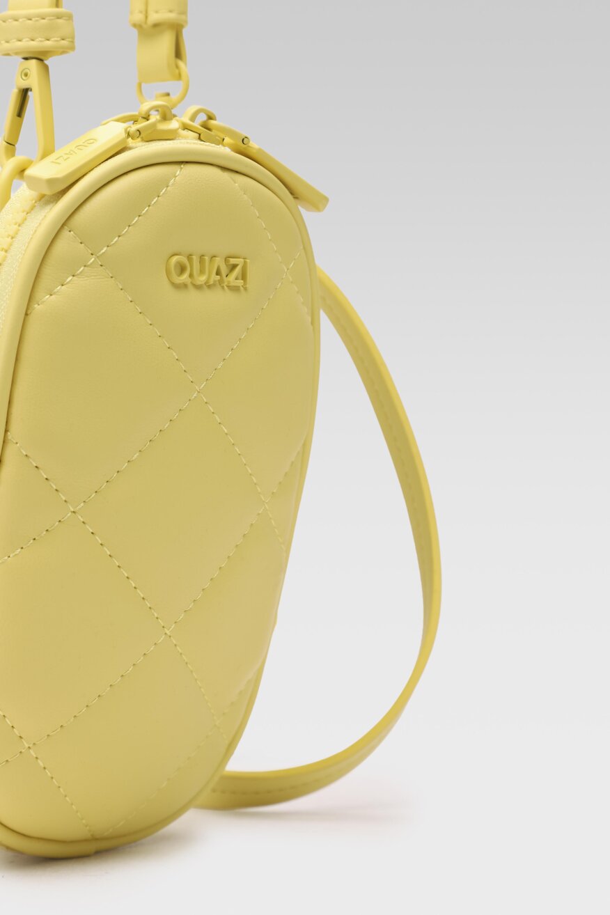 
                Quazi - Torebka pikowana żółta - 5903698607641