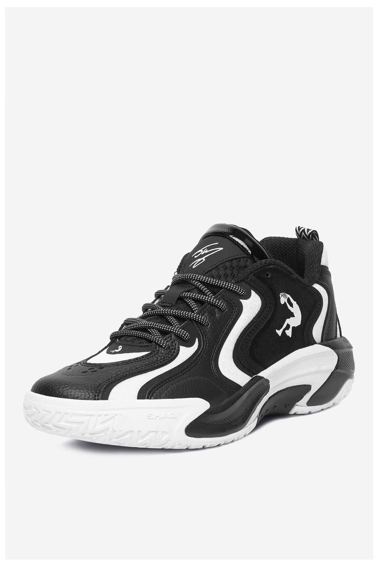 Кросівки спортивні SHAQ EO-DUNKMAN AQ95084M-BW ЧОРНИЙ