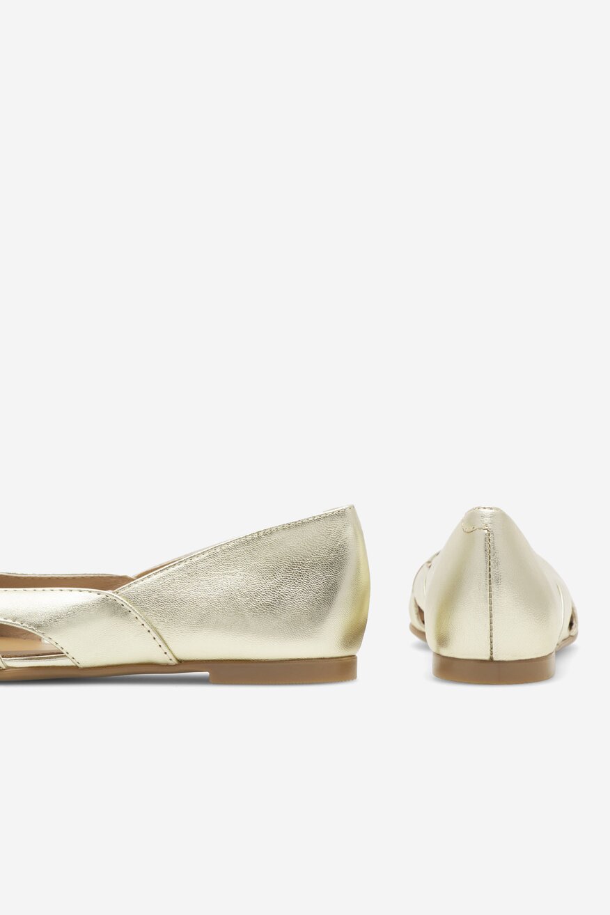 
                Lasocki - Skórzane baleriny - 5905588431893