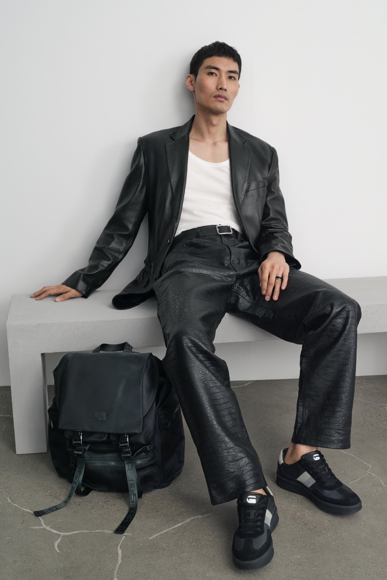 Tornacipő G-STAR RAW CARTER-01-WE FEKETE