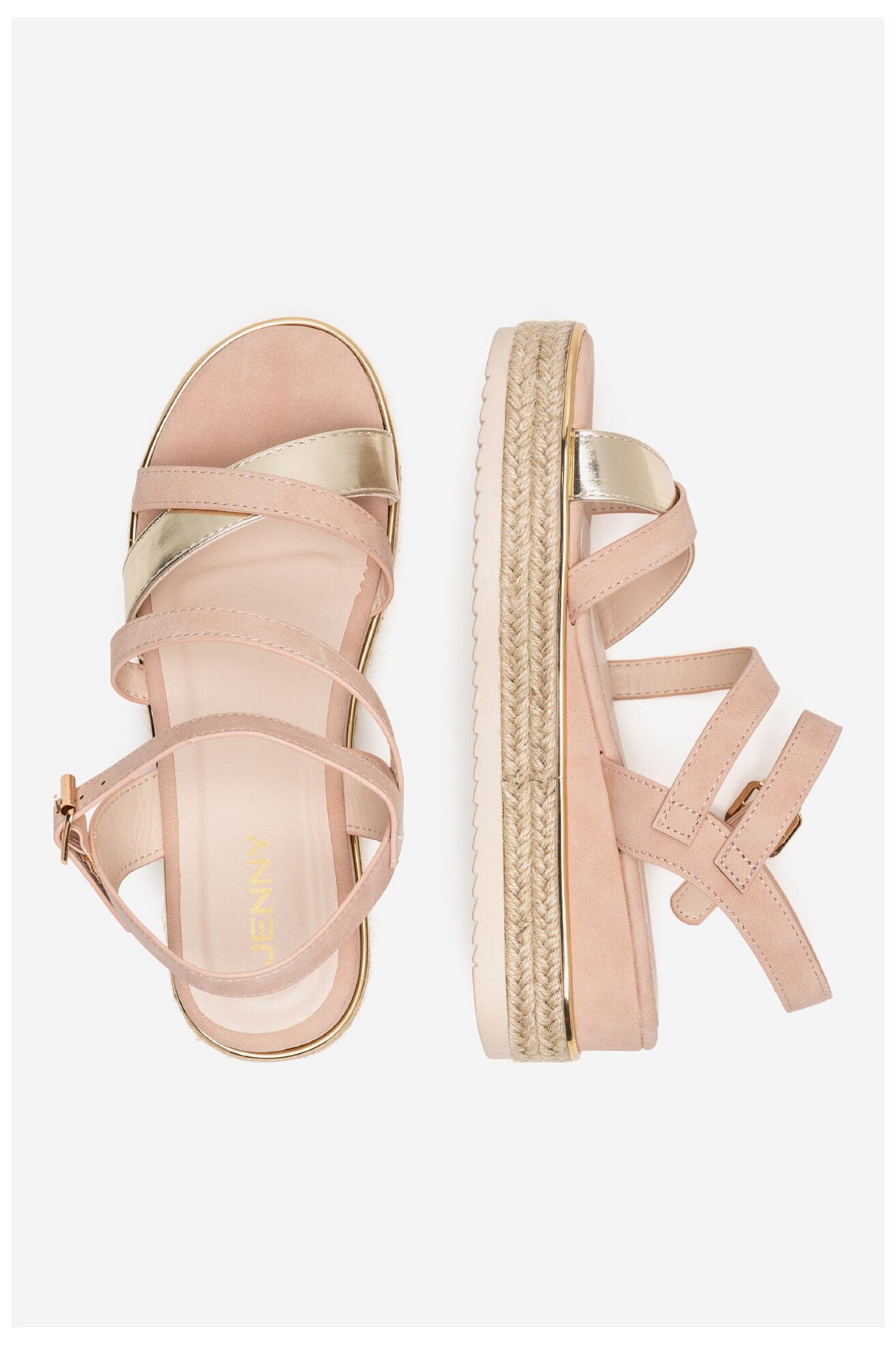 Espadrile Jenny LB-P1092-YLD ROZ DESCHIS