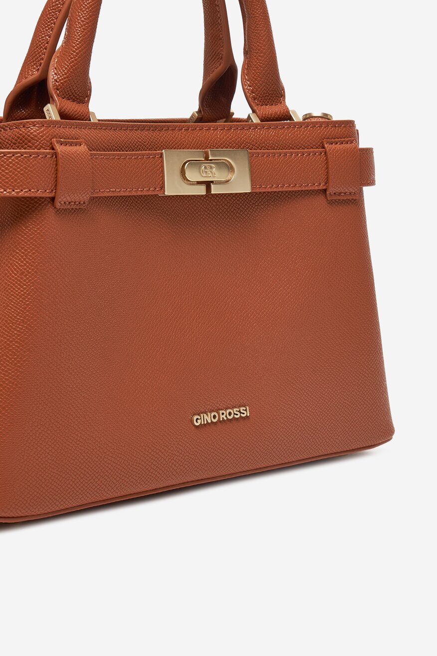 Дамска чанта Gino Rossi КАМЕЛ - 5904862882949