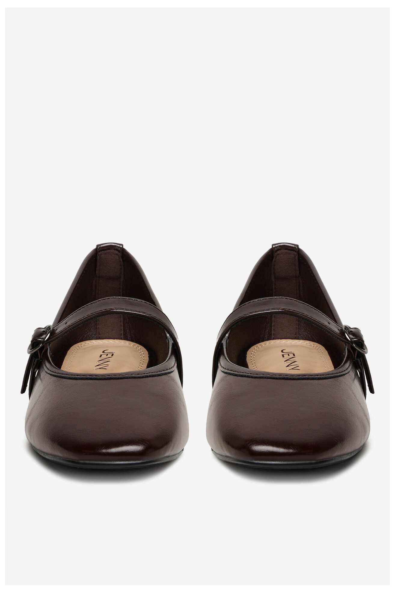 Baleriny Jenny CEO-CWBFP5-07A Bordowy