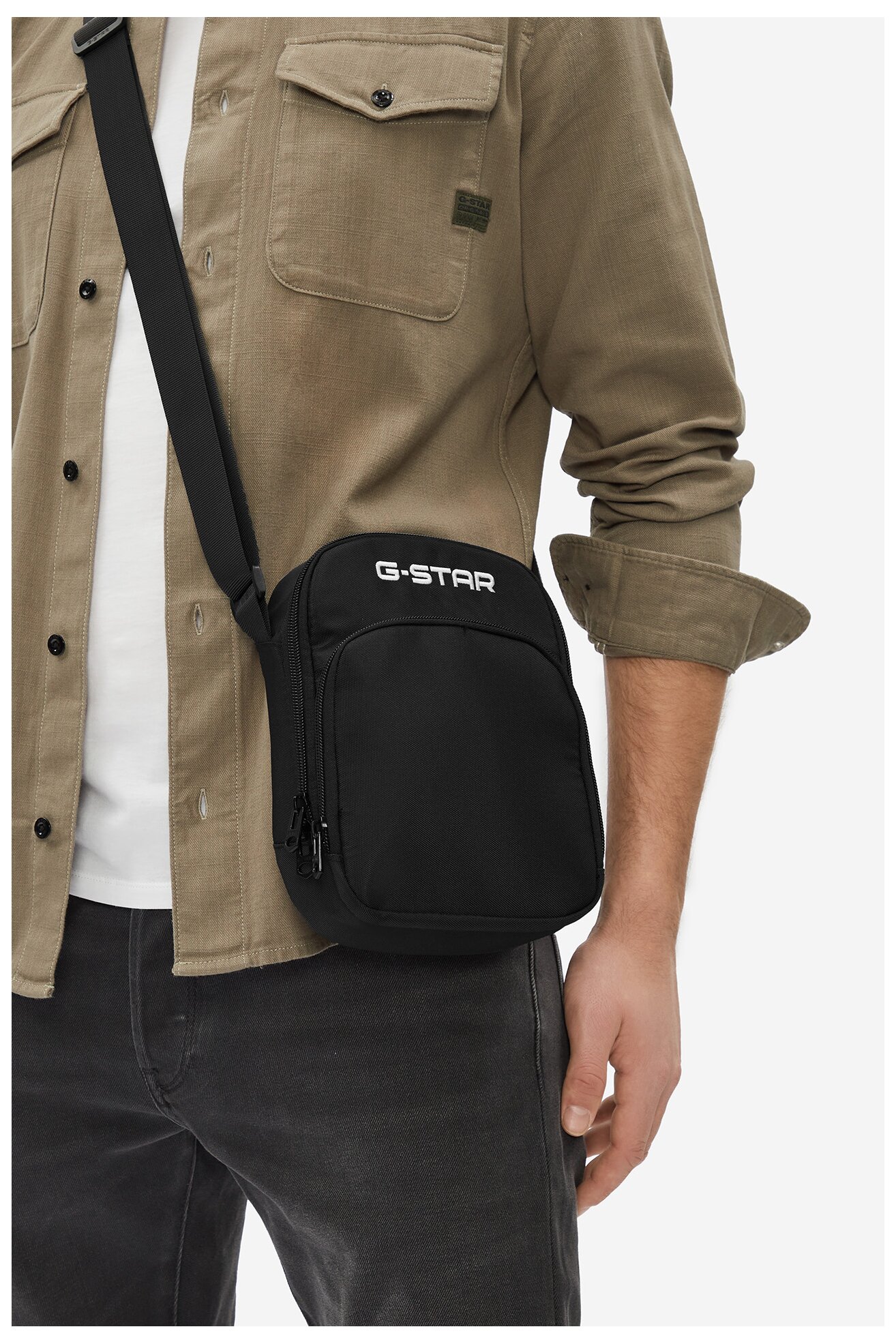 Férfi táska G-STAR RAW GSR-P-004-07 FEKETE