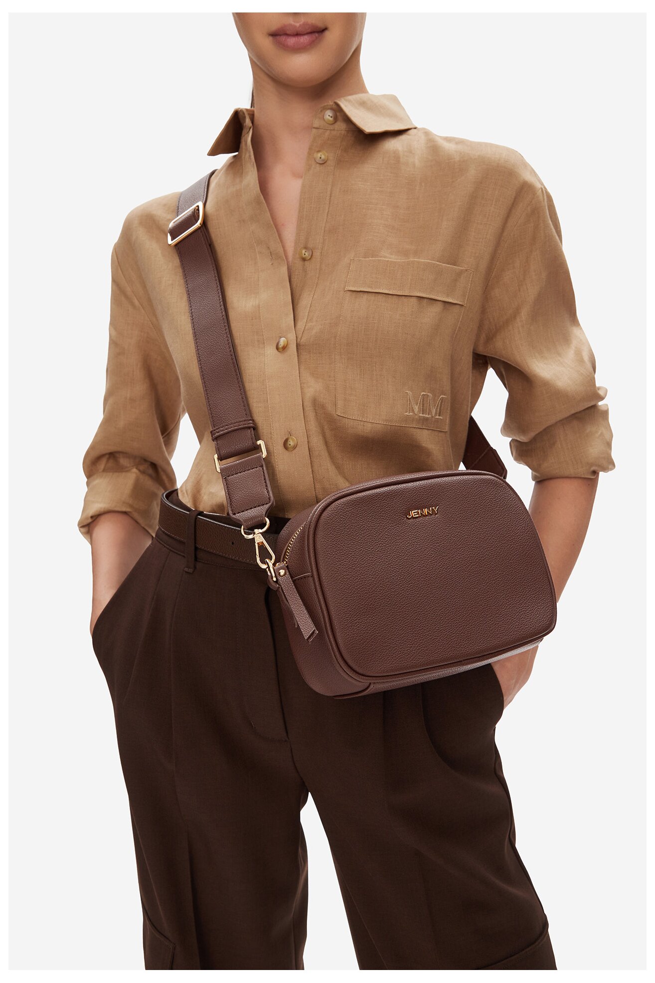 Kézitáska Jenny C-JEN-L-003-08 BARNA