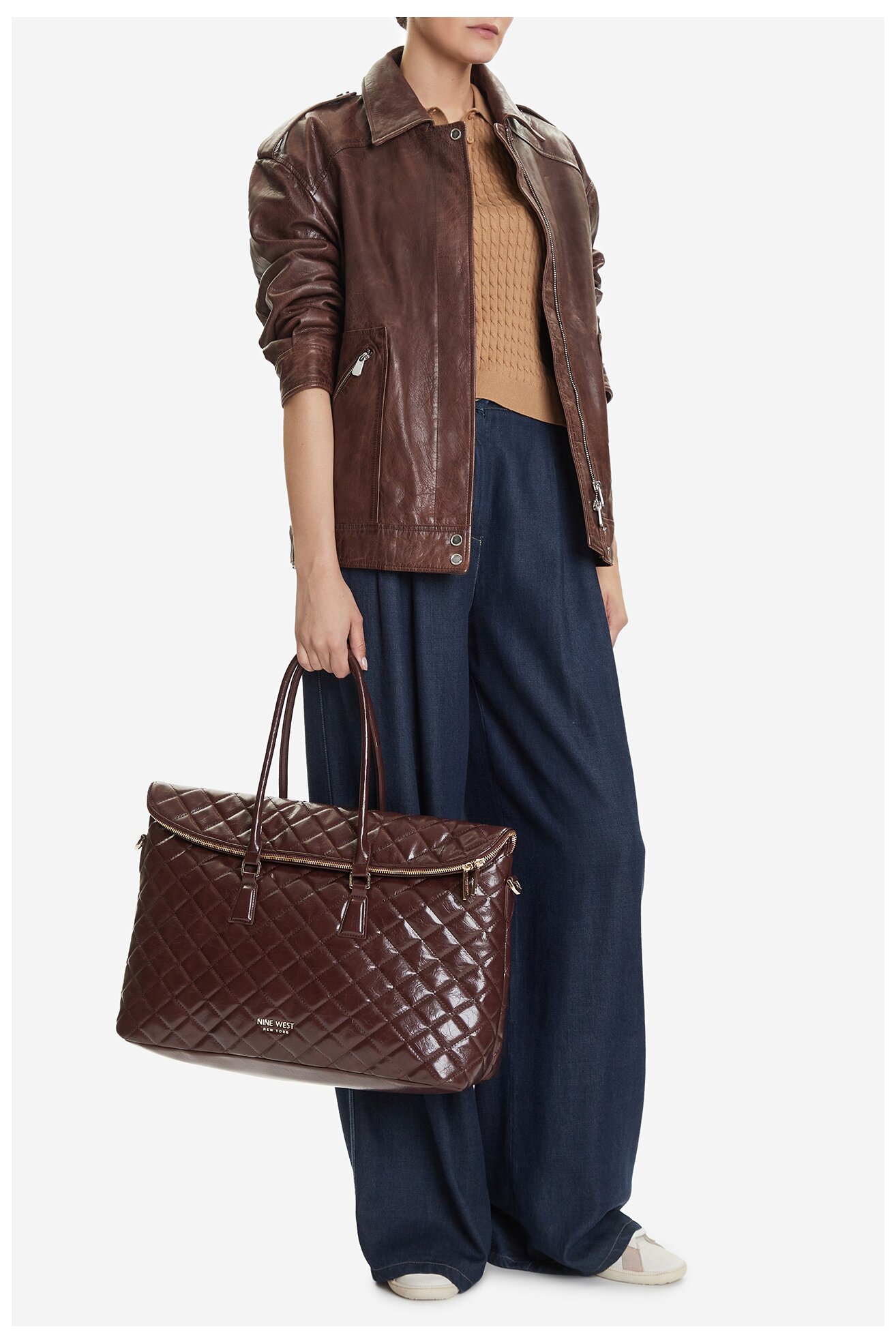 Kézitáska NINE WEST CEO-SOPHIA-LA374-4066 BARNA