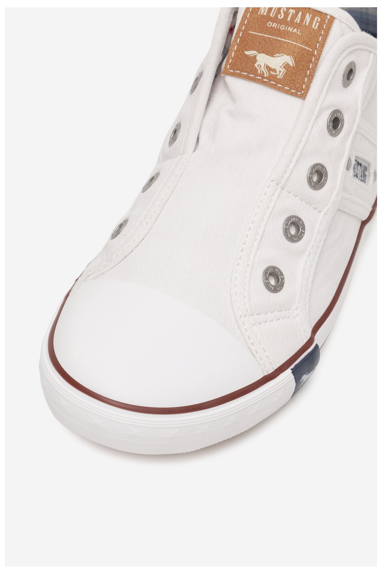 Pantofi pânză Mustang 1099-409 ALB