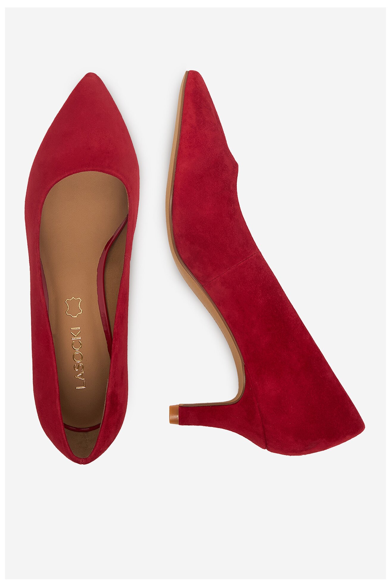 Czółenka Lasocki CEO-SAGITTA-02 Czerwony