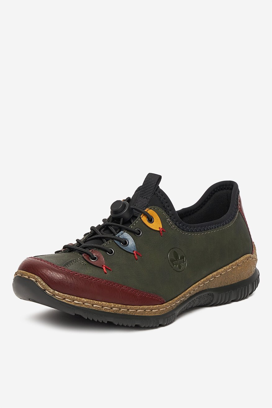 Polobotka Rieker ZELENÁ - 2230083223326