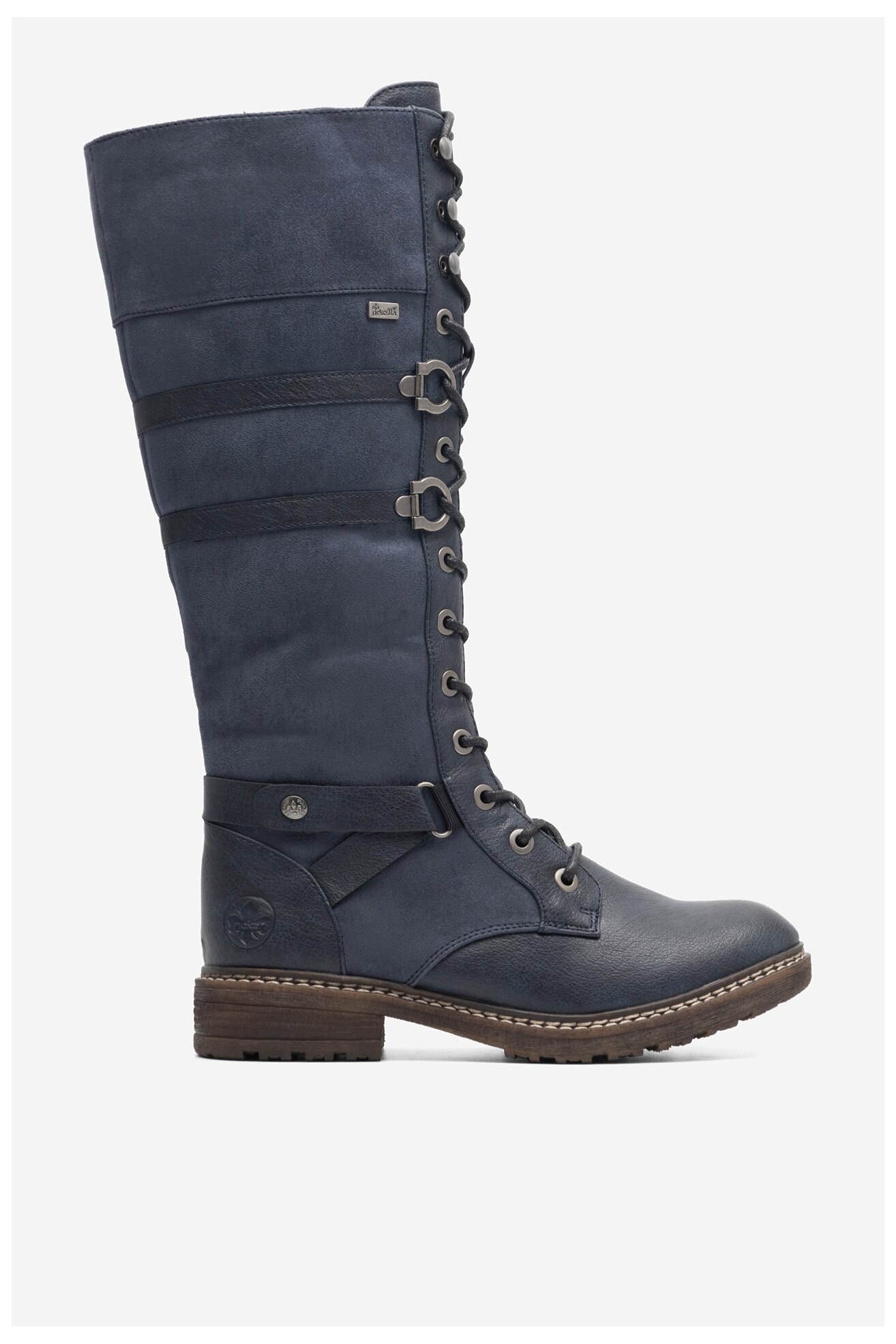 Kozaki Rieker 94732-14 Jeansowy