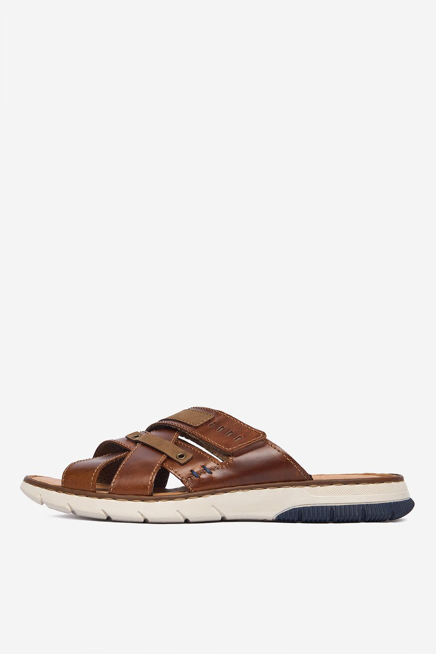 
                Rieker - Klapki skórzane - 5906751769010