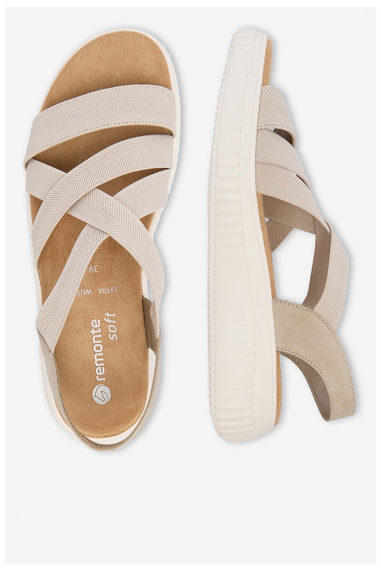 Sandały Remonte CEO-D3L52-60 Beżowy