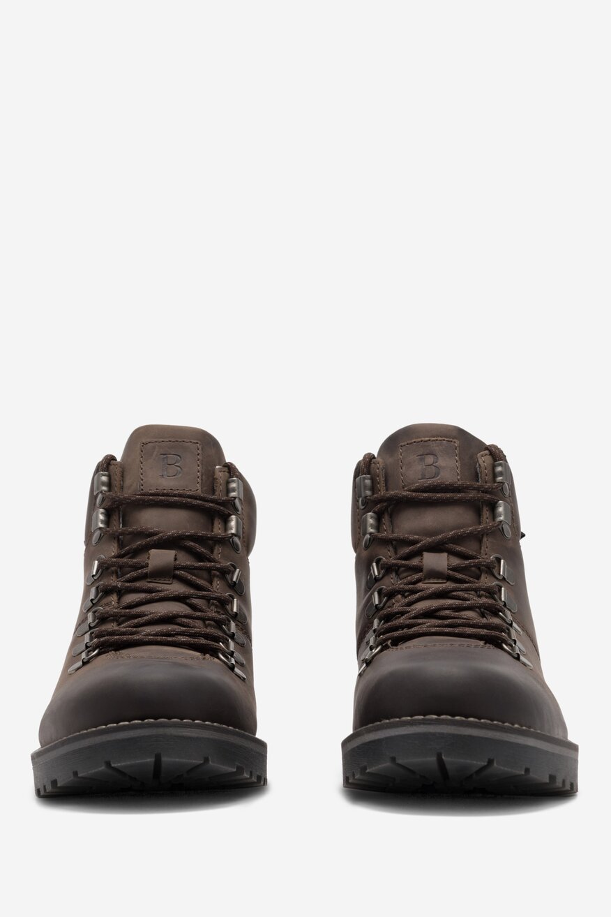 Badura - Trzewiki skórzane ocieplane - 5906751266847