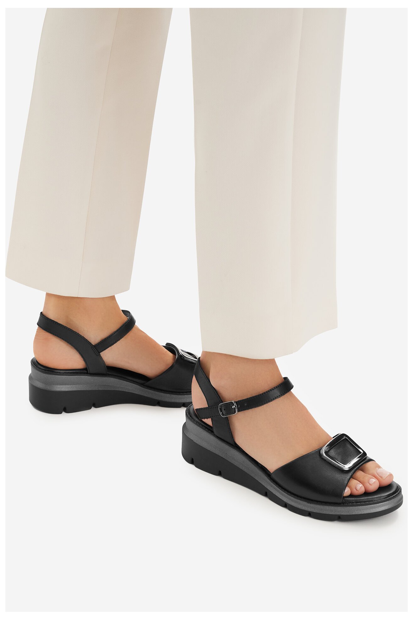 Sandale Lasocki CEO-EST-ETNA-06 CRNA