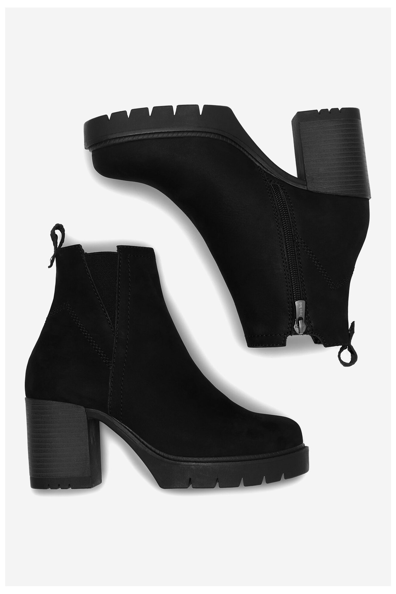 Botki Sergio Bardi EST-C1047-01SB Czarny