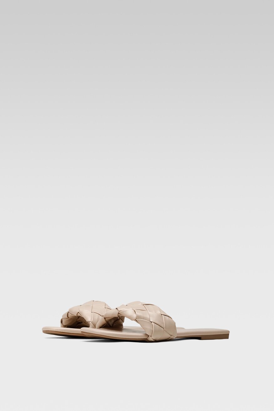 Bassano - Klapki beżowe - 5904248272869