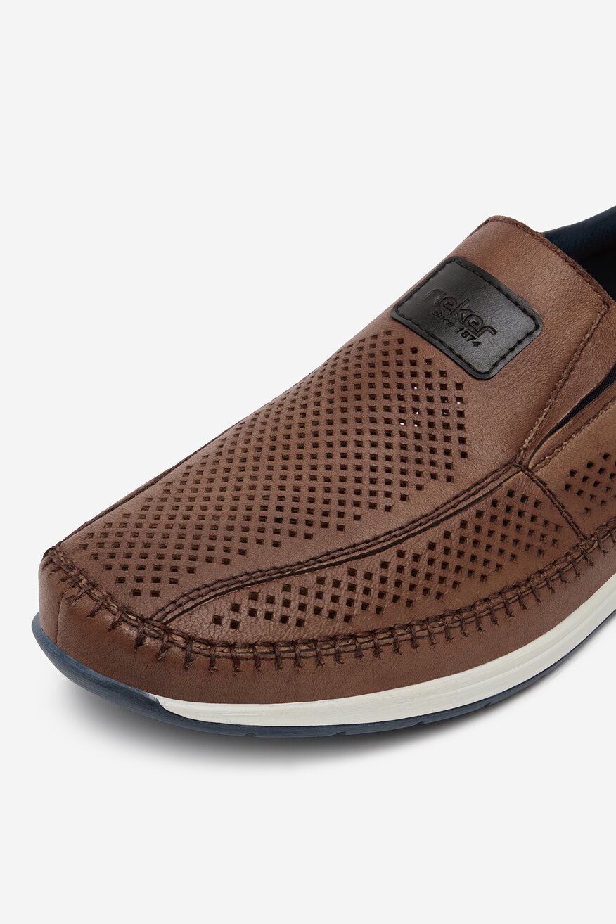 Polobotka Rieker HNĚDÁ - 2230078396493