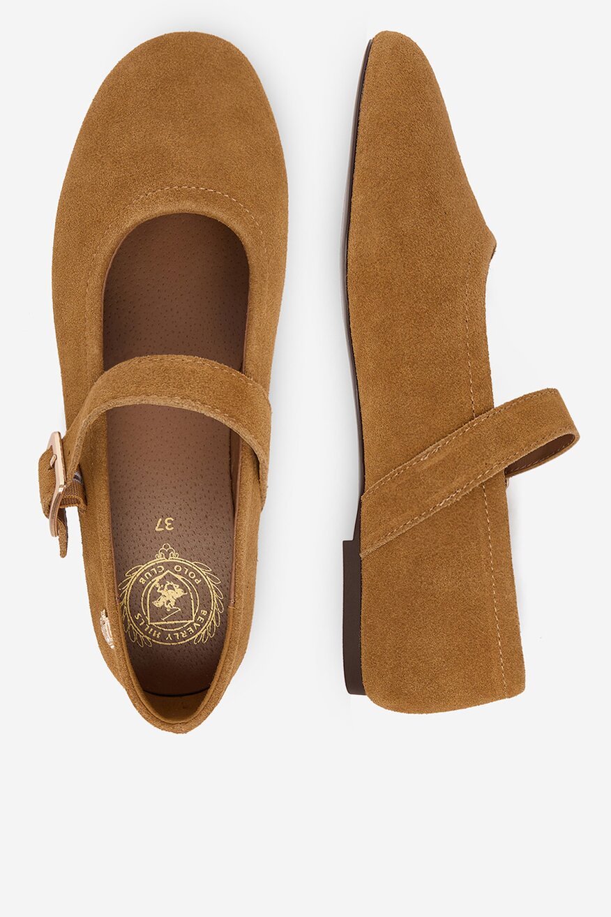 Baleriny Beverly Hills Polo Club CAMEL - 5906751926284