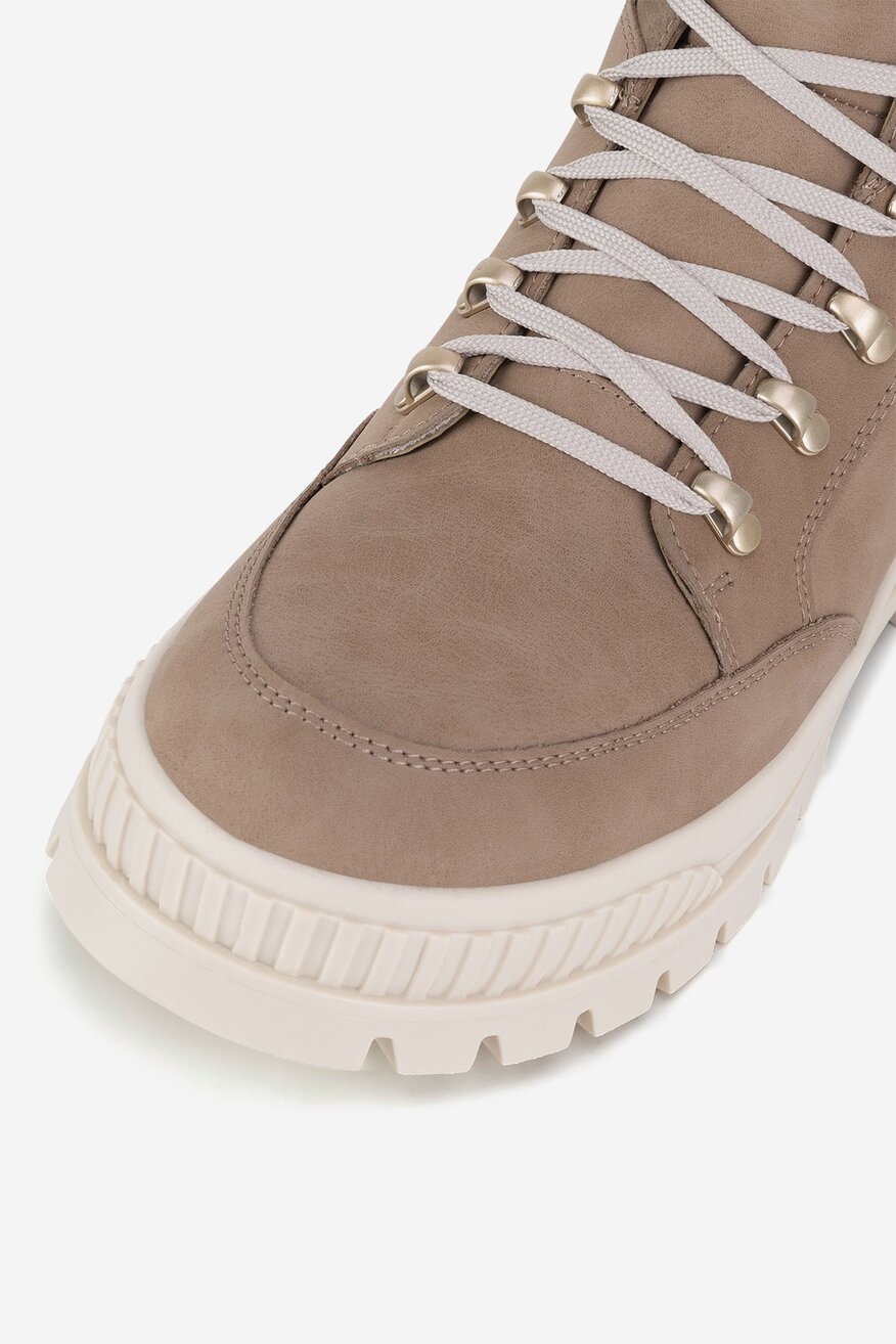 Rieker Revolution Lifestyle - Trzewiki skórzane ocieplane - 2230068922961