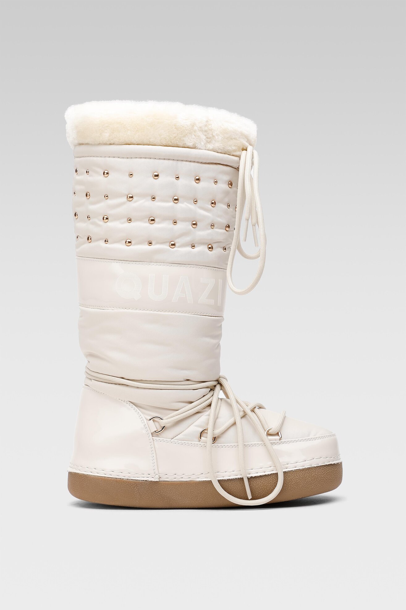 Kozaki Quazi WS19002-05 Beżowy