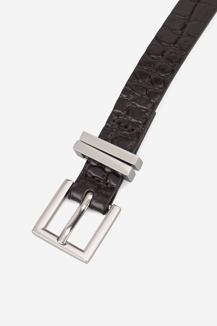 Női öv Gino Rossi SÖTÉTBARNA - 5905588630852