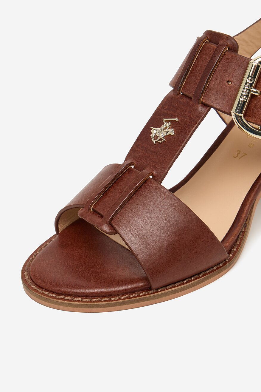 
                Beverly Hills Polo Club - Sandały skórzane - 5906751938034