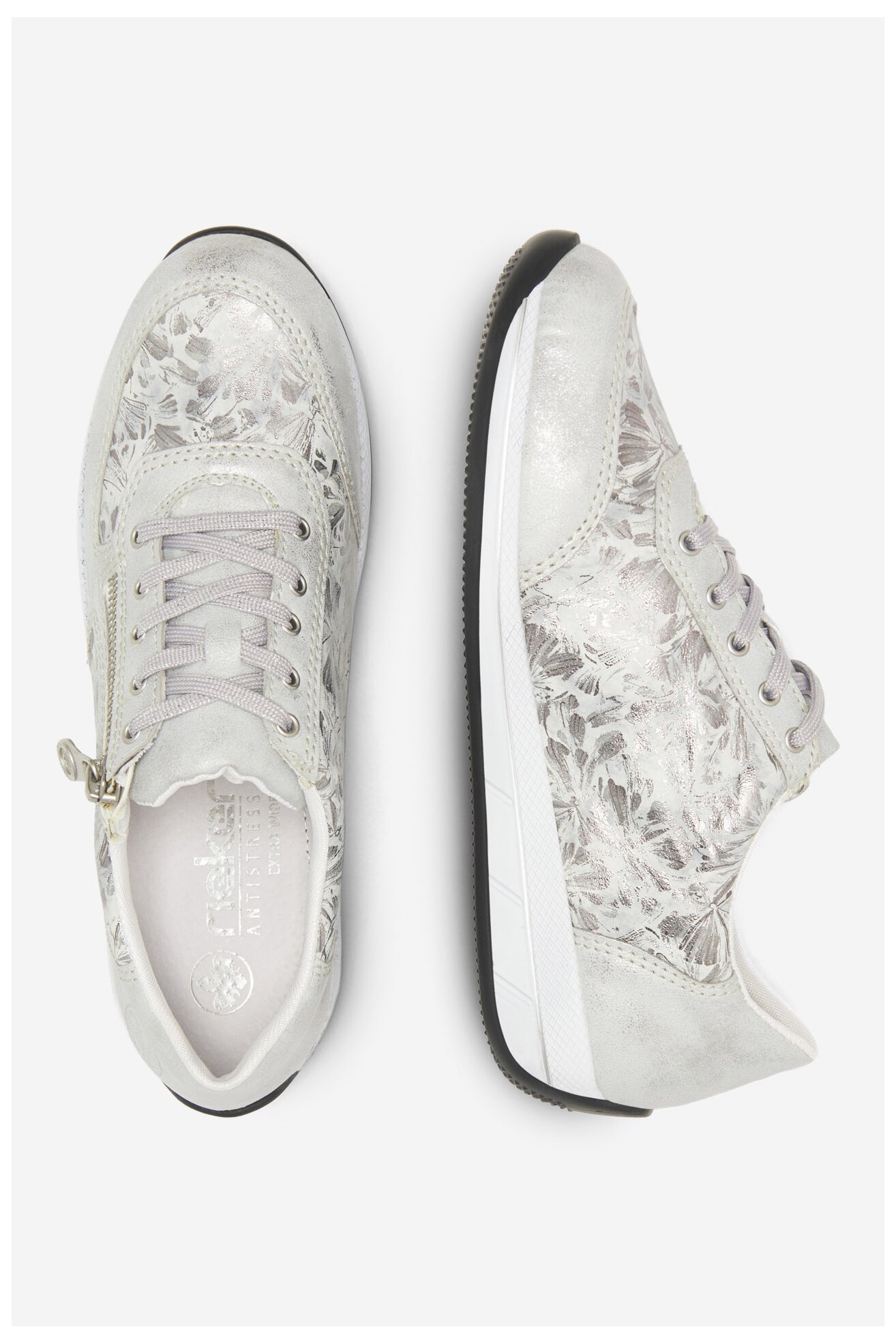 Tornacipő Rieker N1112-80 EZÜST