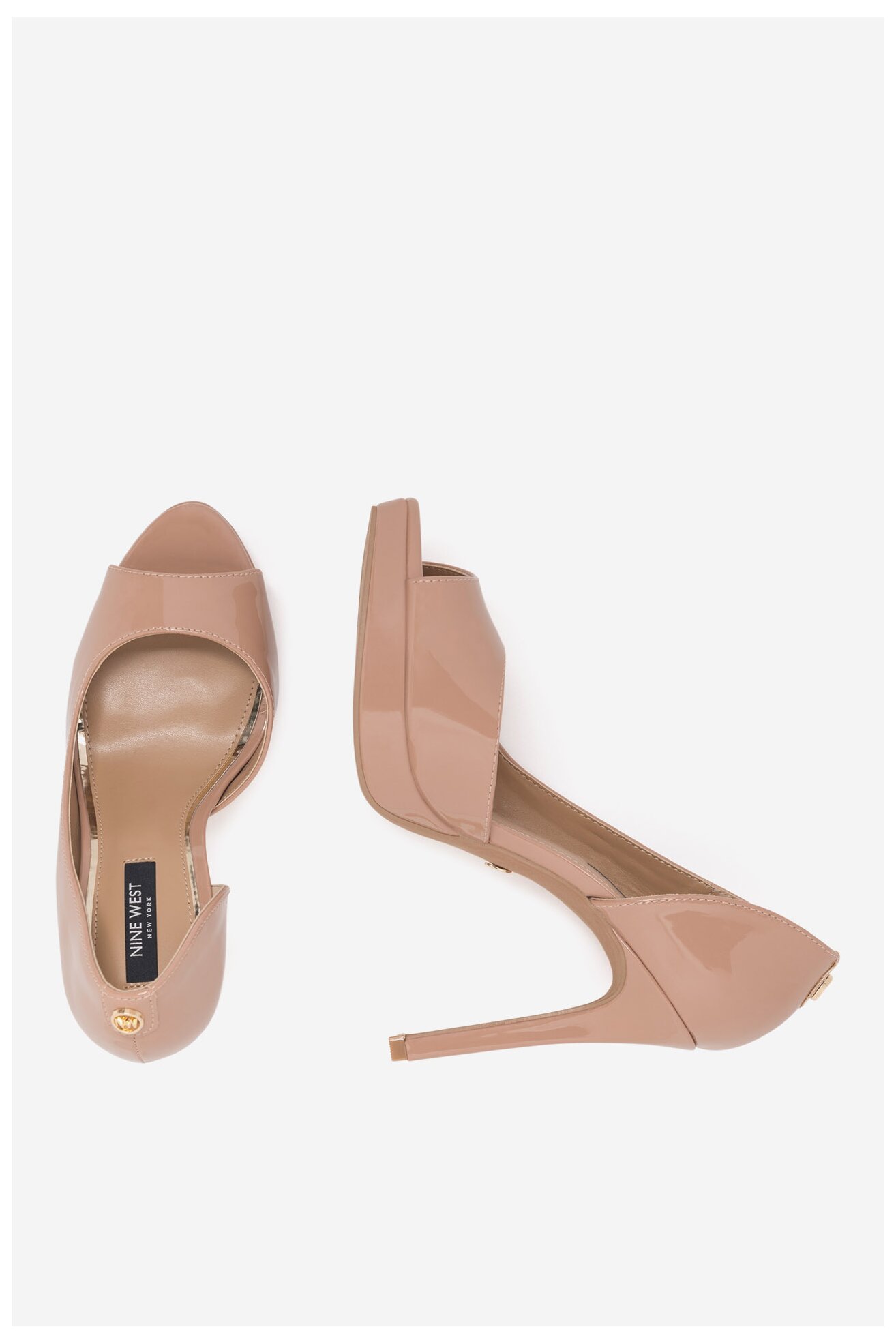 Czółenka NINE WEST WFA2733-1 Beżowy ciemny