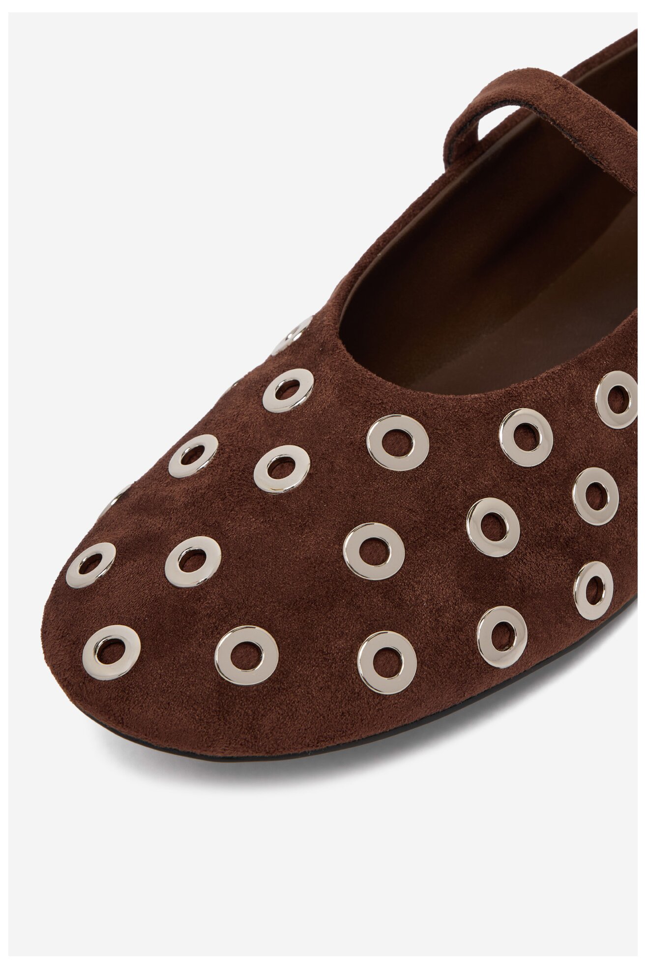 Baleriny Badura EO-ALANI-V2267-115 Brązowy ciemny