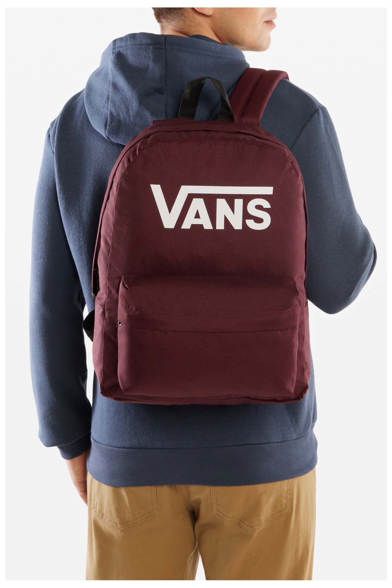 Раница Vans OLD SKOOL PRINT BACKPACK-B VN000HYCK1O1 БОРДО
