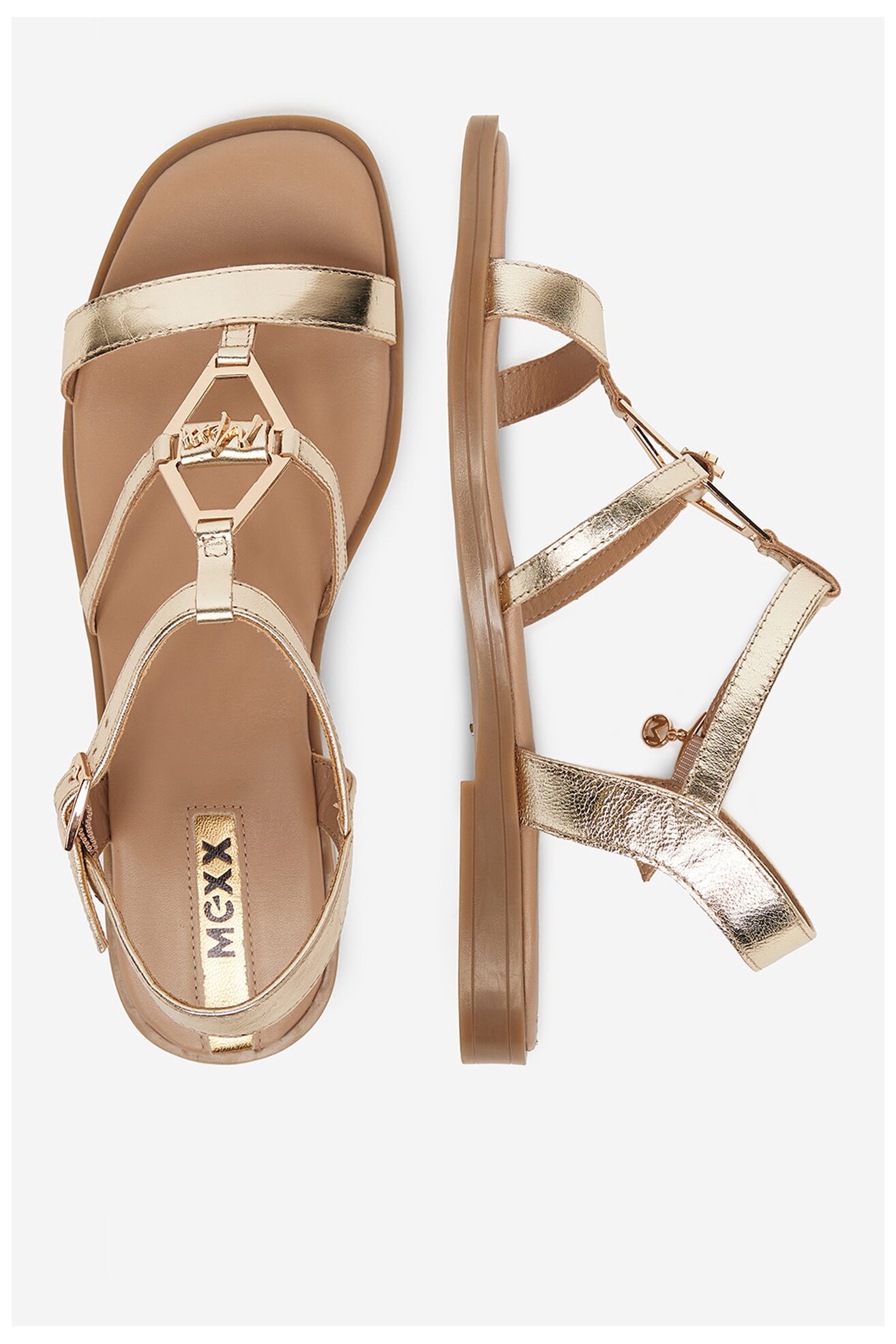 Sandały Mexx MX/023C-EST Złoty