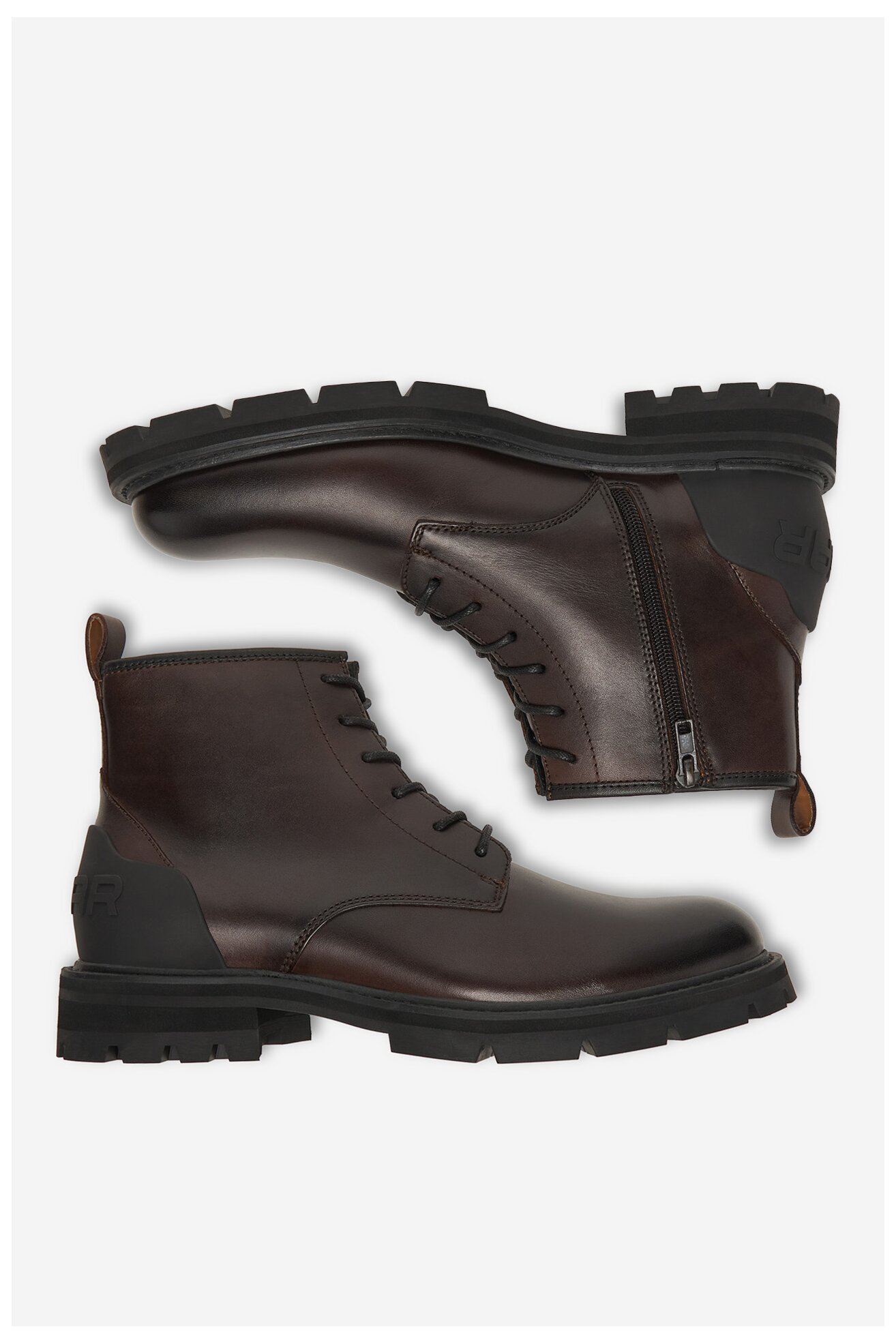 Черевики G-STAR RAW EO-DEXTER-10 125AM ТЕМНО-КОРИЧНЕВИЙ